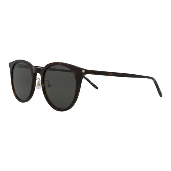 Saint Laurent Unisex Round/Oval Havana Havana Grey Fashion Designer Eyewear - Picture 1 of 4